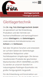 Mobile Screenshot of gleitlagertechnik-folz.de
